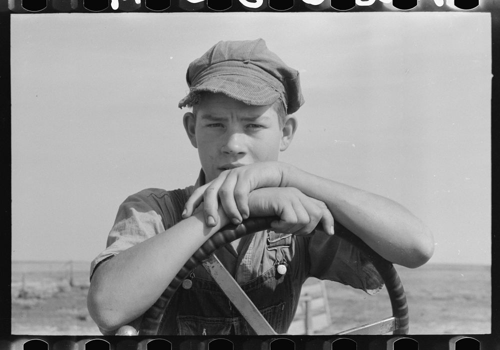 [Untitled photo, possibly related to: Son of Mr. Germeroth, FSA (Farm Security Administration) client in Sheridan County…