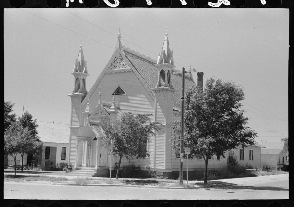 Church, Dalhart, Texas by Russell Lee