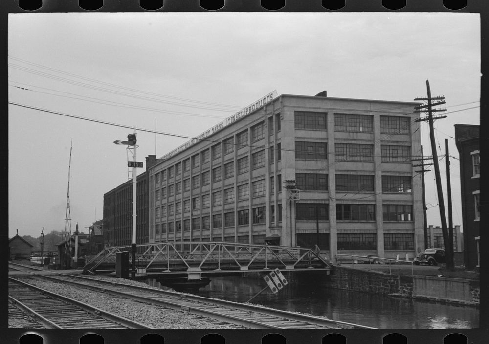 Textile mills, Windsor Locks, Connecticut by Russell Lee