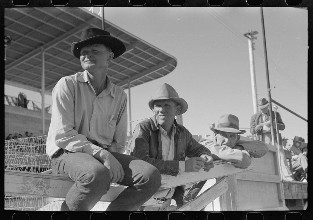 [Untitled photo, possibly related to: El Centro (vicinity), California. Cattleman at the Imperial County Fair] by Russell Lee