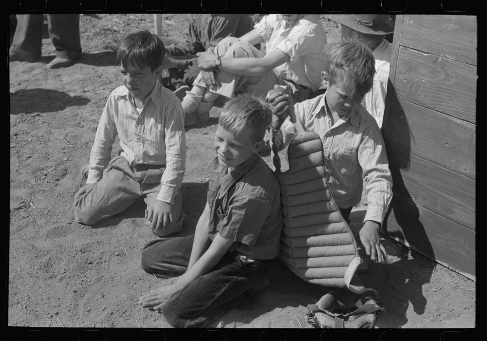Yuma, Arizona. At the annual field day of the FSA (Farm Security Administration) farm workers' community by Russell Lee