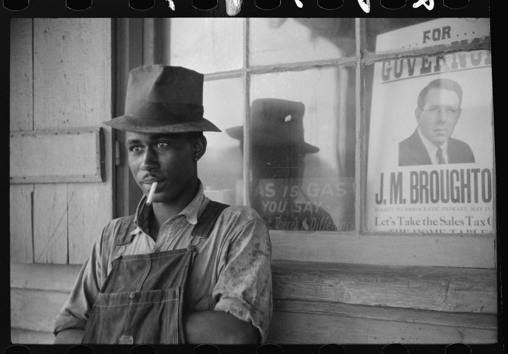 [Untitled photo, possibly related to: Young  farm laborer, Stem, North Carolina]. Sourced from the Library of Congress.