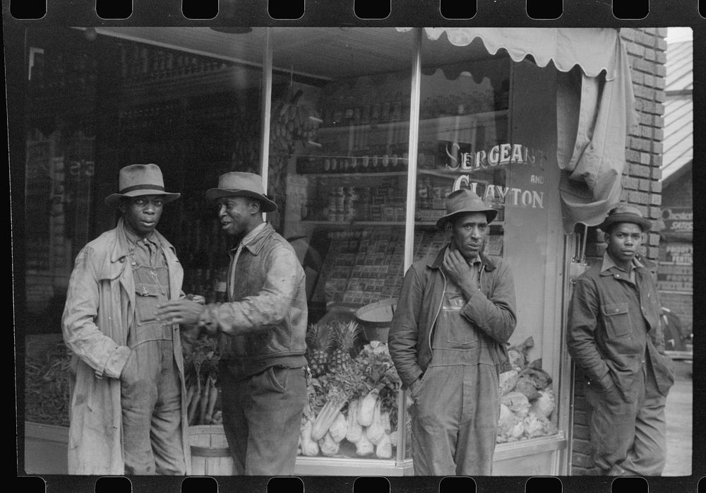 es on the main street of Roxboro, North Carolina. Sourced from the Library of Congress.