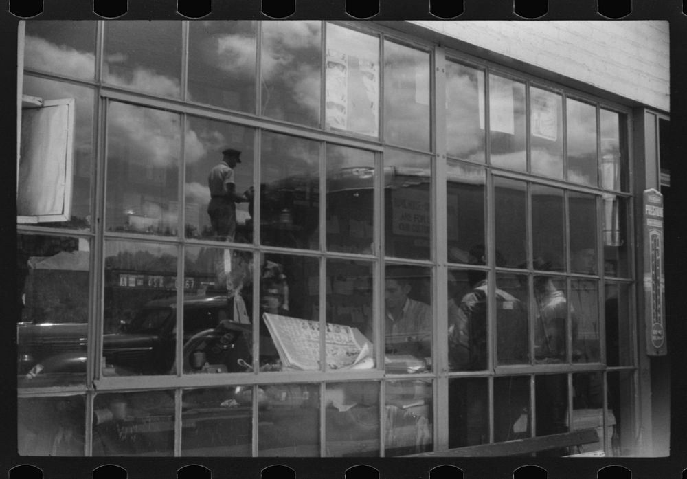 [Untitled photo, possibly related to: At a truck service station on U.S. 1 (New York Avenue), Washington, D.C.]. Sourced…