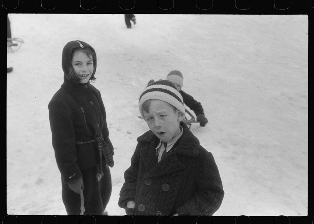 Children, Jewett City, Connecticut. Sourced from the Library of Congress.