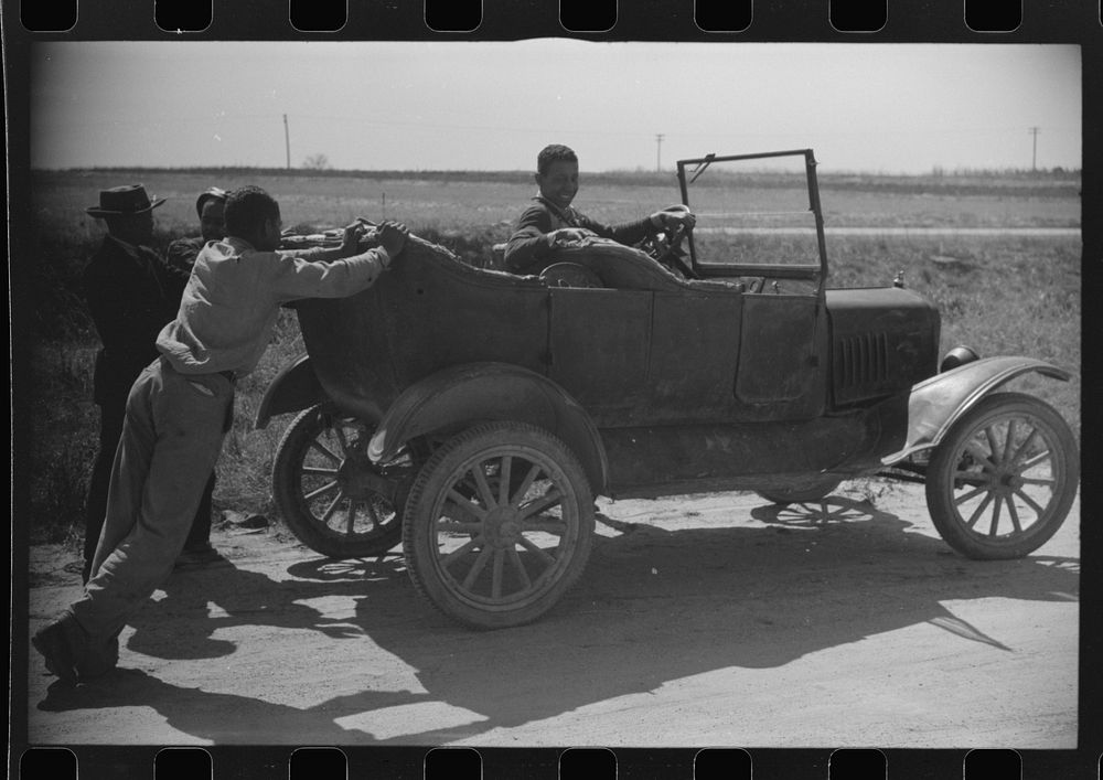 [Untitled photo, possibly related to:  youngsters and their Model "T" near Pacolet, South Carolina]. Sourced from the…