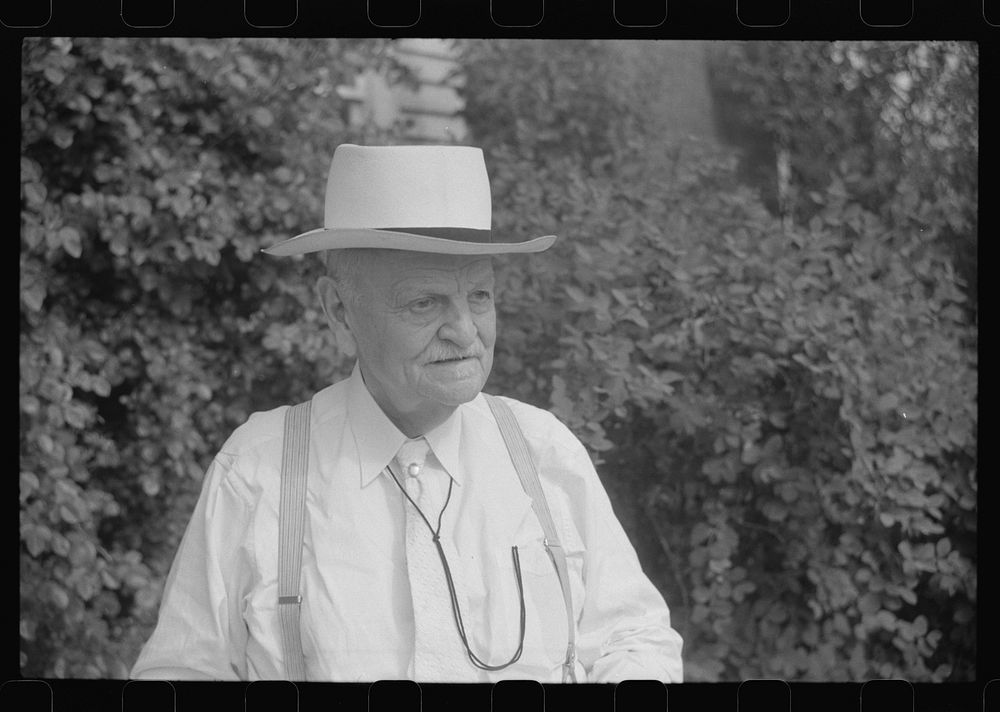 Judge Park, prominent Greene County citizen, Georgia. Sourced from the Library of Congress.