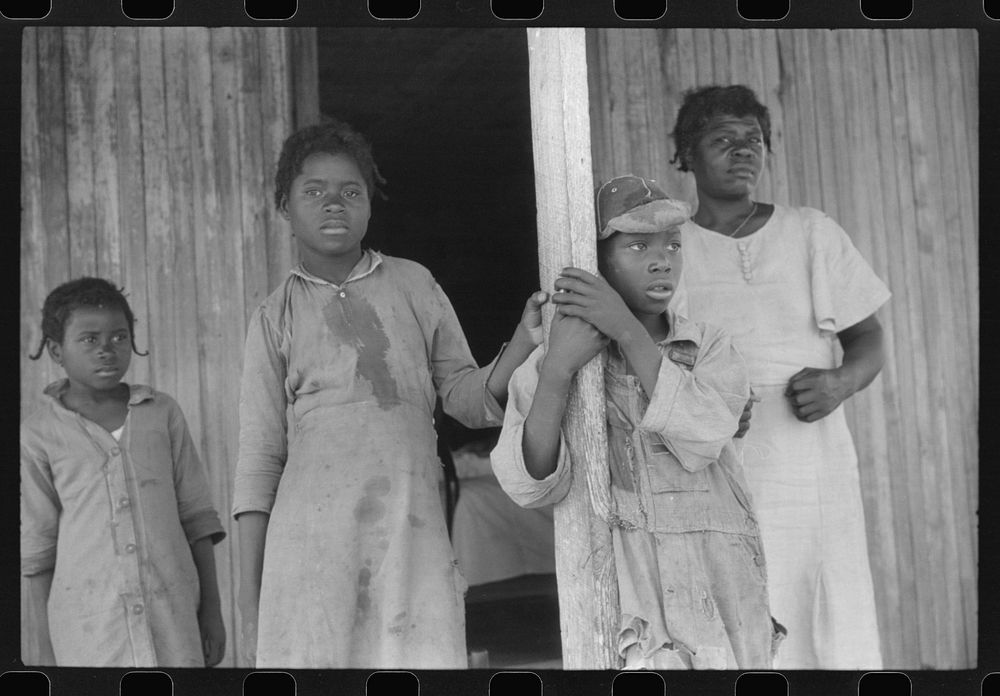 [Untitled photo, possibly related to: Part of a  tenant family, on a farm near Greensboro, Alabama]. Sourced from the…