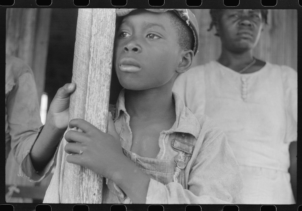 [Untitled photo, possibly related to: Son of  tenant farmer on a farm near Greensboro, Alabama]. Sourced from the Library of…