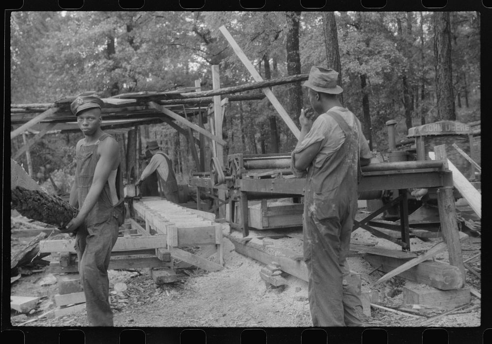 [Untitled photo, possibly related to: A small mill works in southern Greene County, Georgia]. Sourced from the Library of…