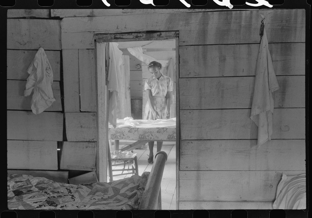 Daughter of a  FSA (Farm Security Administration) client, Greensboro, Greene County, Georgia. Sourced from the Library of…