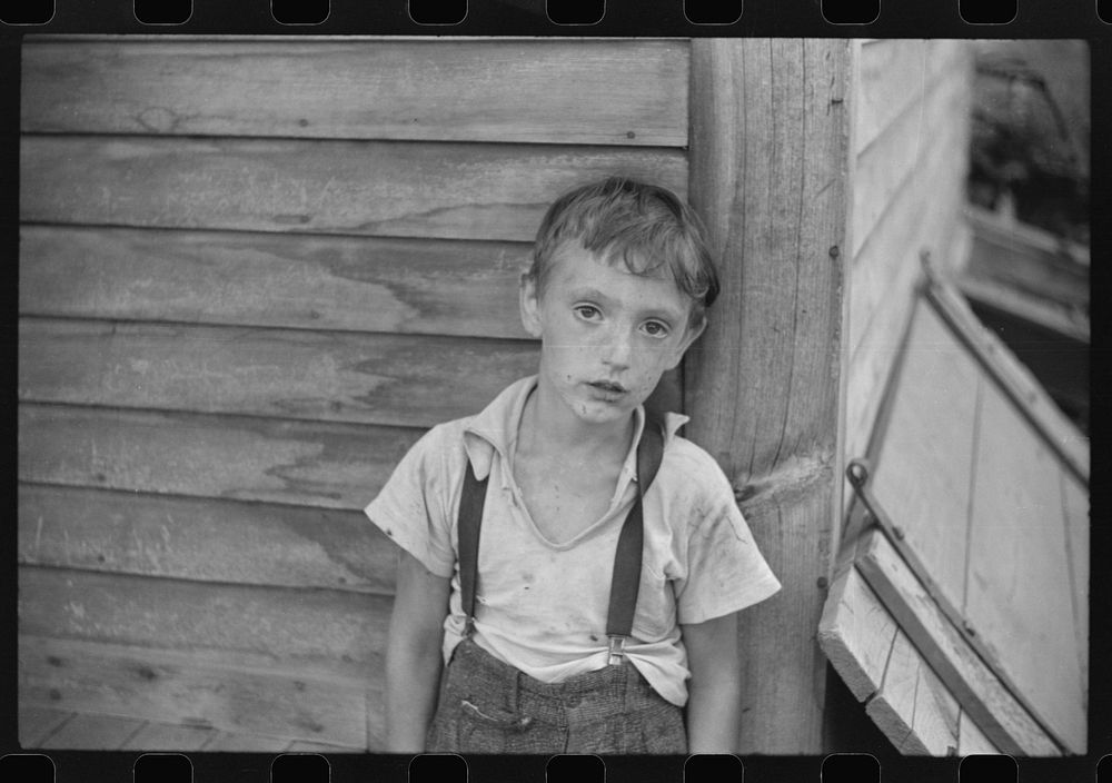 [Untitled photo, possibly related to: Children of Albert Lynch, FSA (Farm Security Administration) client, Dummerston…