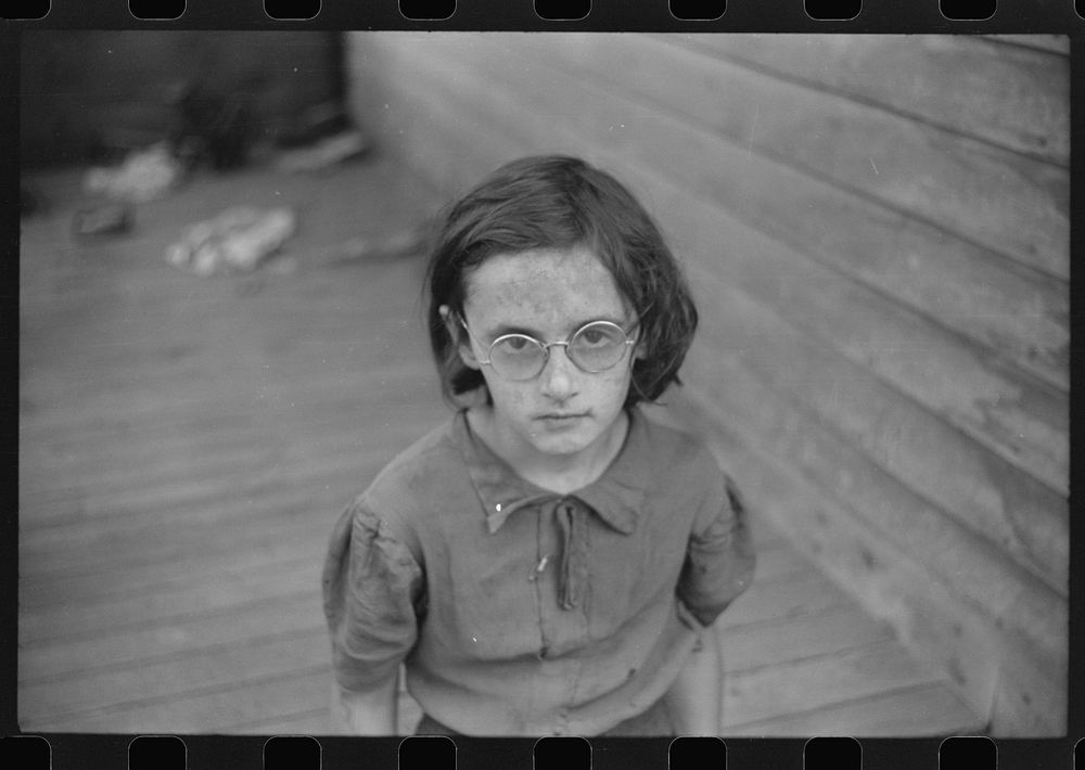 One of the children of Albert Lynch, FSA (Farm Security Administration) client, Dummerston, Vermont. Sourced from the…