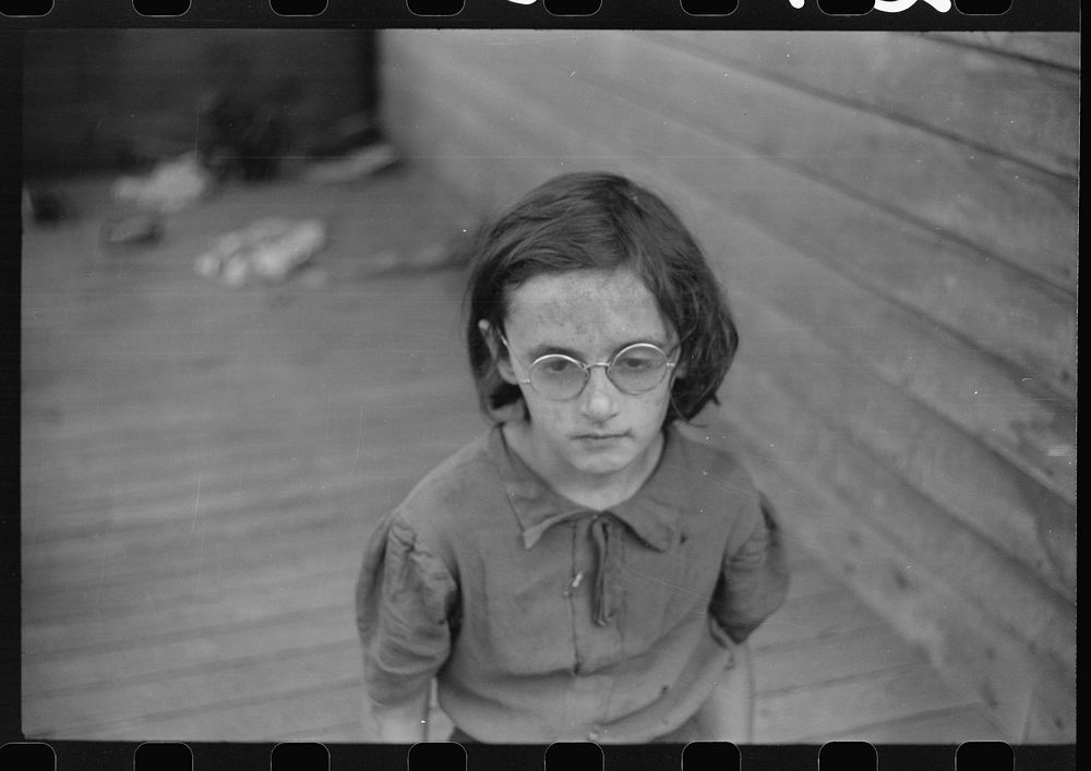 [Untitled photo, possibly related to: One of the children of Albert Lynch, FSA (Farm Security Administration) client…