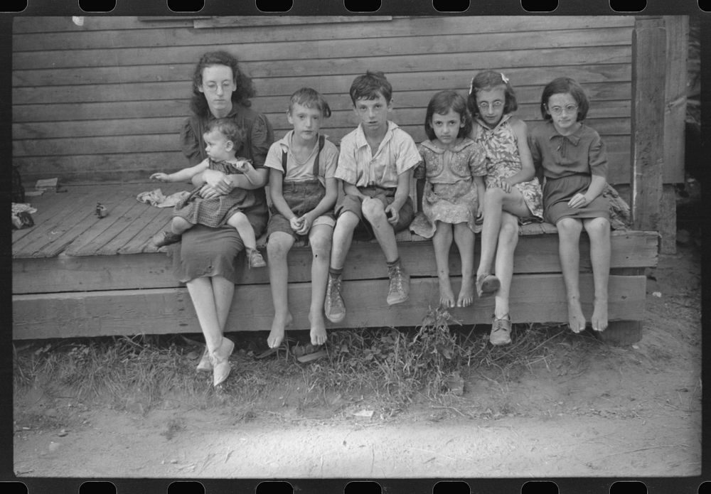 [Untitled photo, possibly related to: Children of Albert Lynch, FSA (Farm Security Administration) client, Dummerston…
