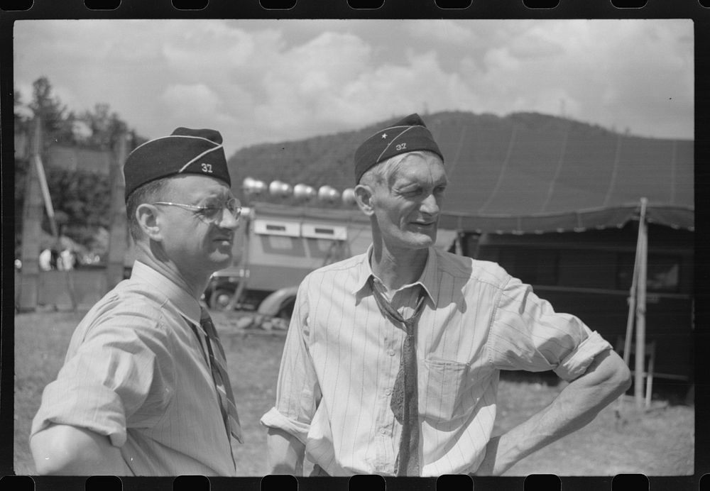 [Untitled photo, possibly related to: At a small American Legion carnival near Bellows Falls, Vermont]. Sourced from the…