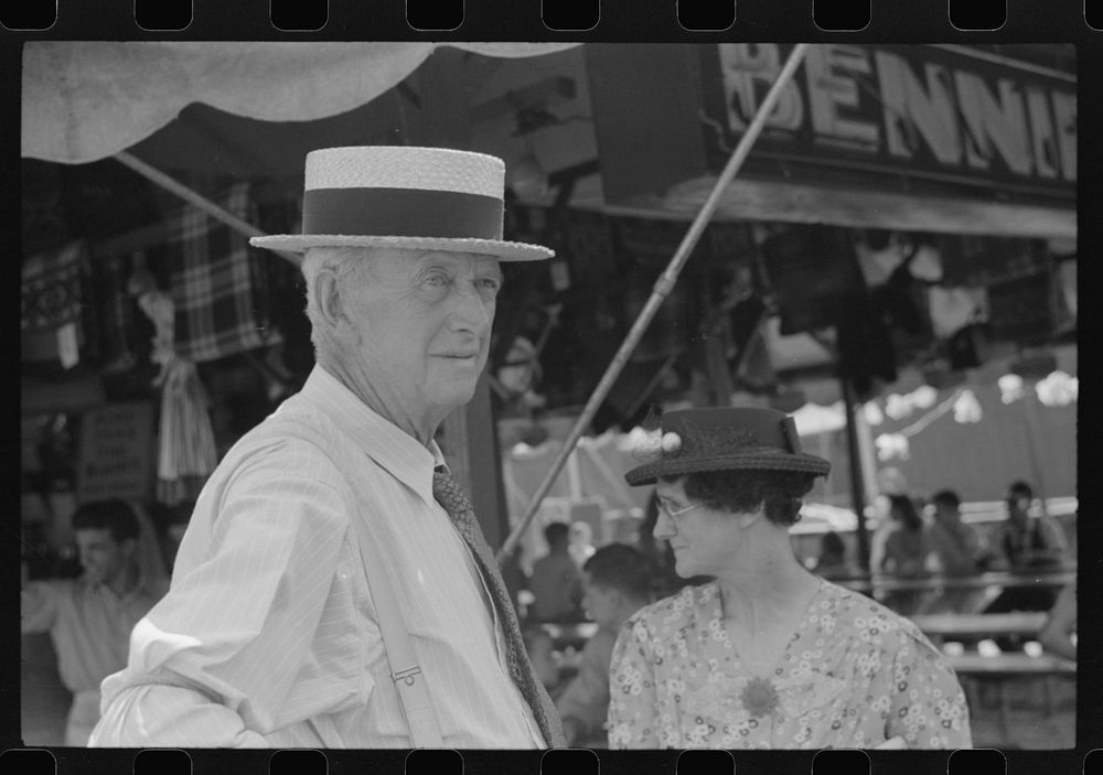 At a small carnival just outside Bellows Falls, Vermont. Sourced from the Library of Congress.
