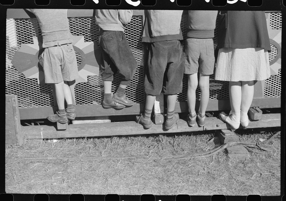 At the Rutland Fair, Rutland, Vermont. Sourced from the Library of Congress.