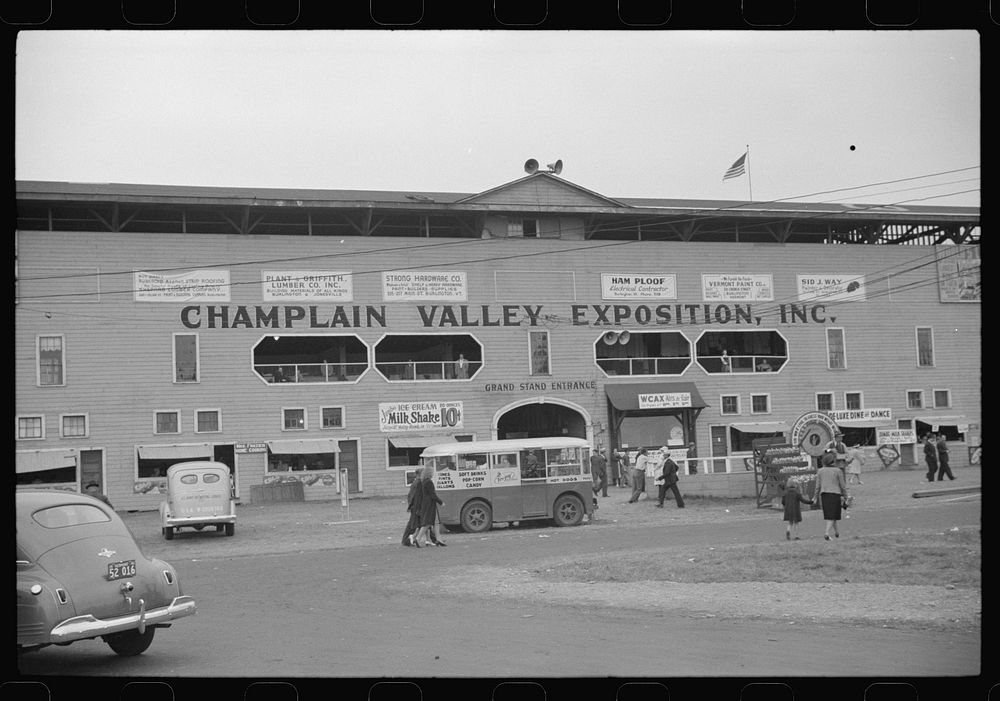 [Untitled photo, possibly related to: At the Champlain Valley Exposition, Essex Junction, Vermont]. Sourced from the Library…