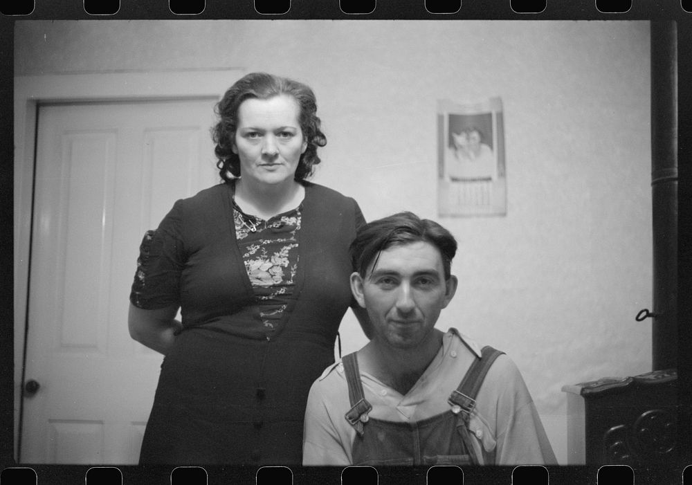 [Untitled photo, possibly related to: Mr. and Mrs. William Gaynor, FSA (Farm Security Administration) dairy farmers, near…
