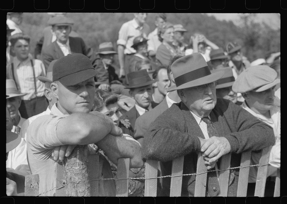 [Untitled photo, possibly related to: Watching the weight-pulling contest at the "World's Fair" in Tunbridge, Vermont].…