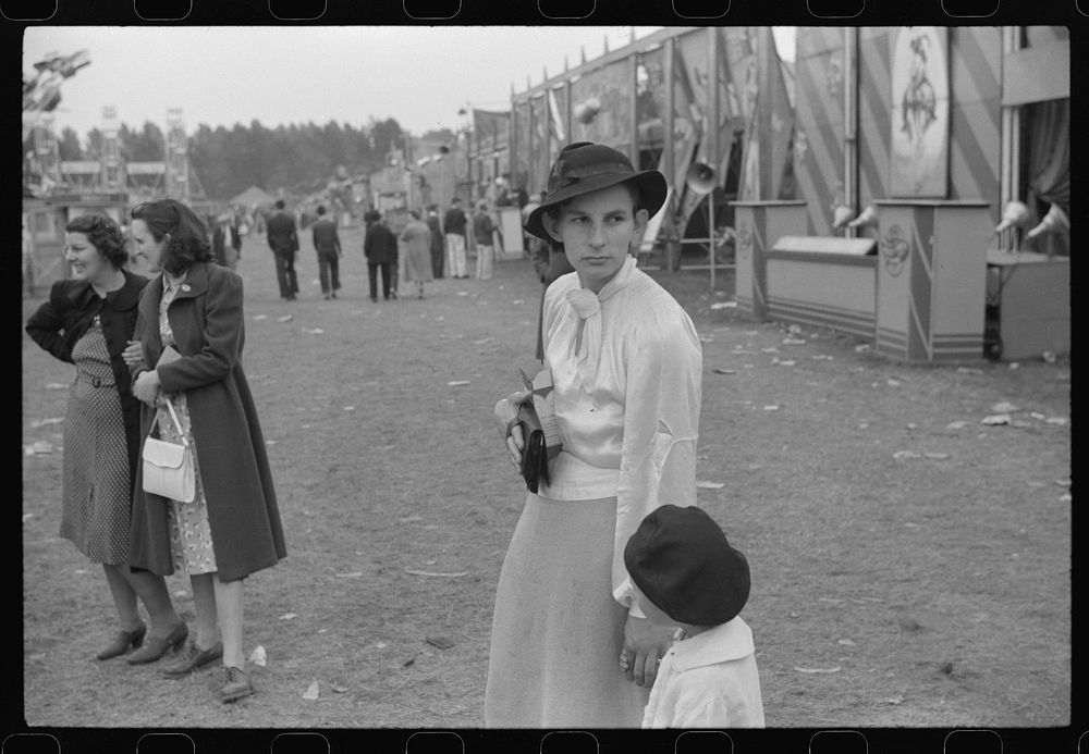 At the Champlain Valley Exposition, Essex Junction, Vermont. Sourced from the Library of Congress.