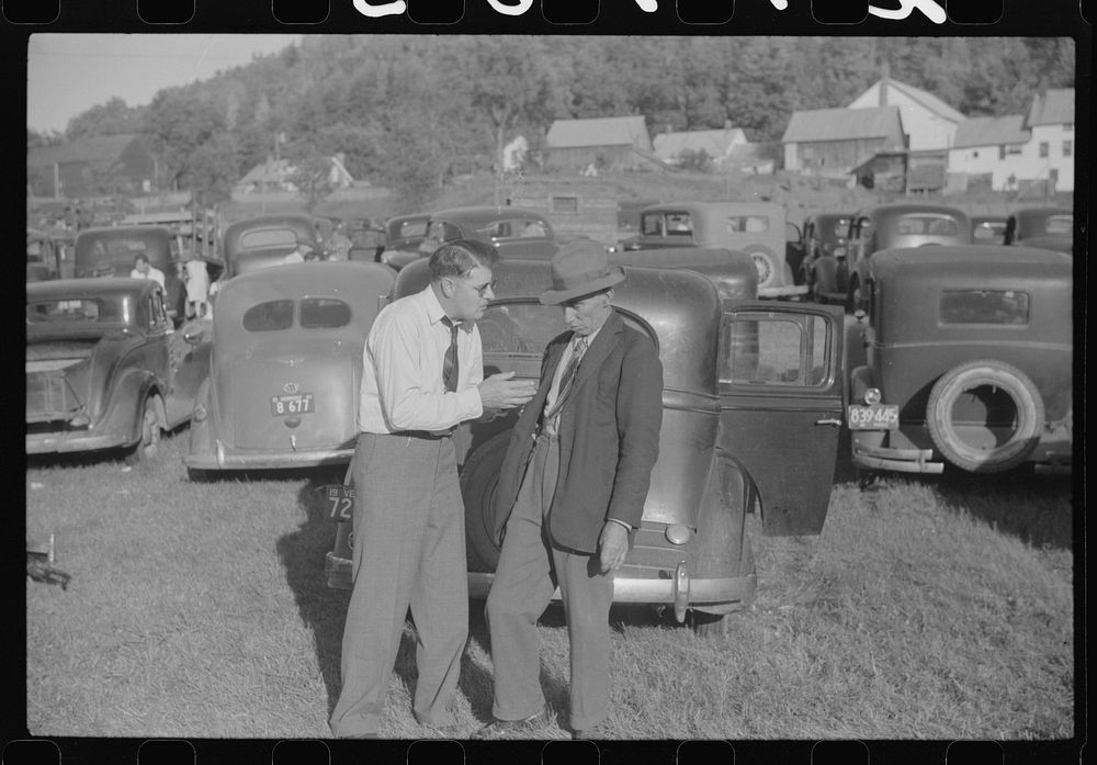 A discussion between two inebriated merrymakers at the "World's Fair" in Tunbridge, Vermont. Sourced from the Library of…