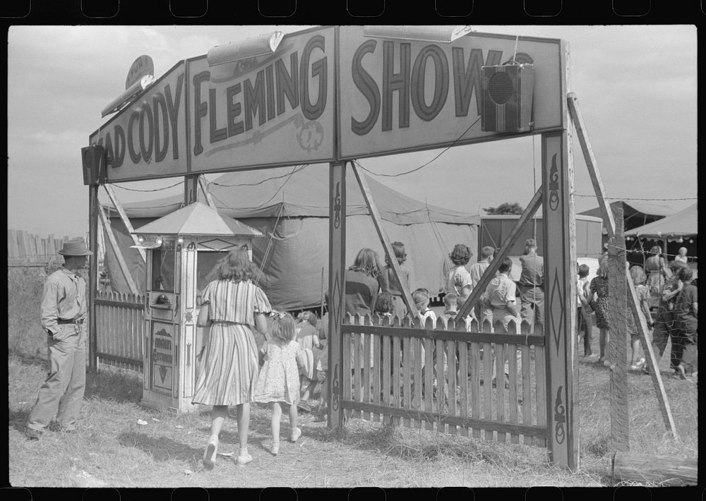 Entrance to the Greene County fair in Greensboro, Georgia. Sourced from the Library of Congress.