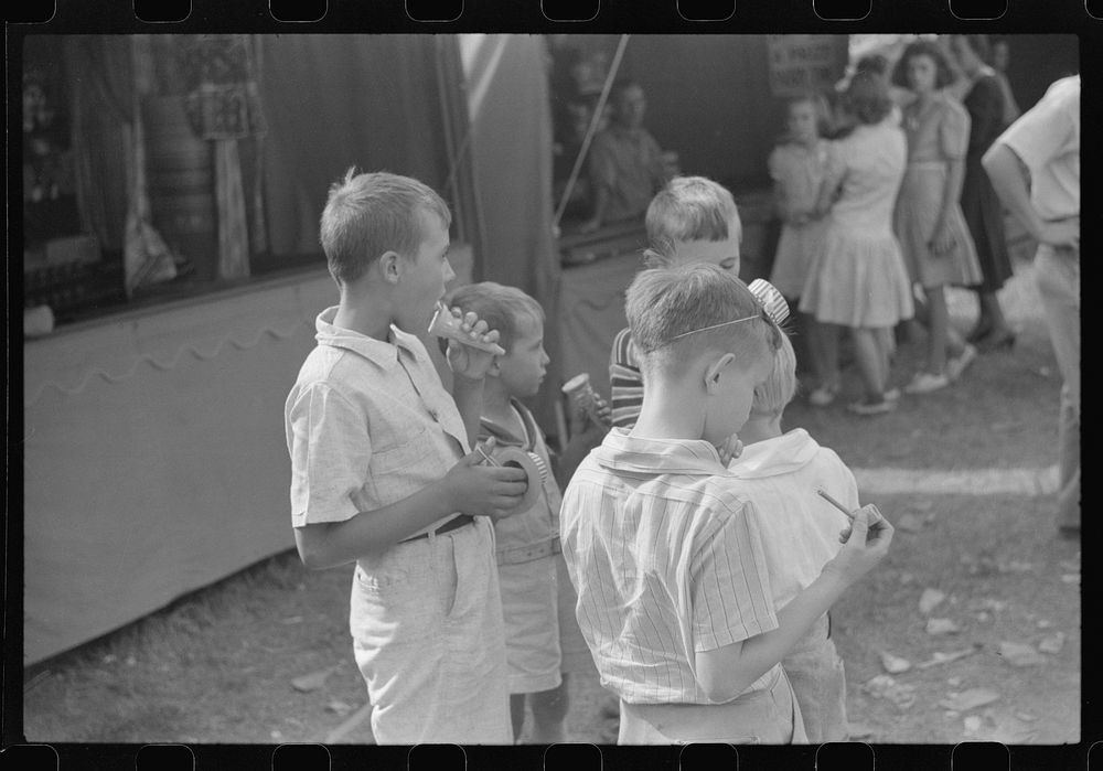 At the Greene County fair in Greensboro, Georgia. Sourced from the Library of Congress.
