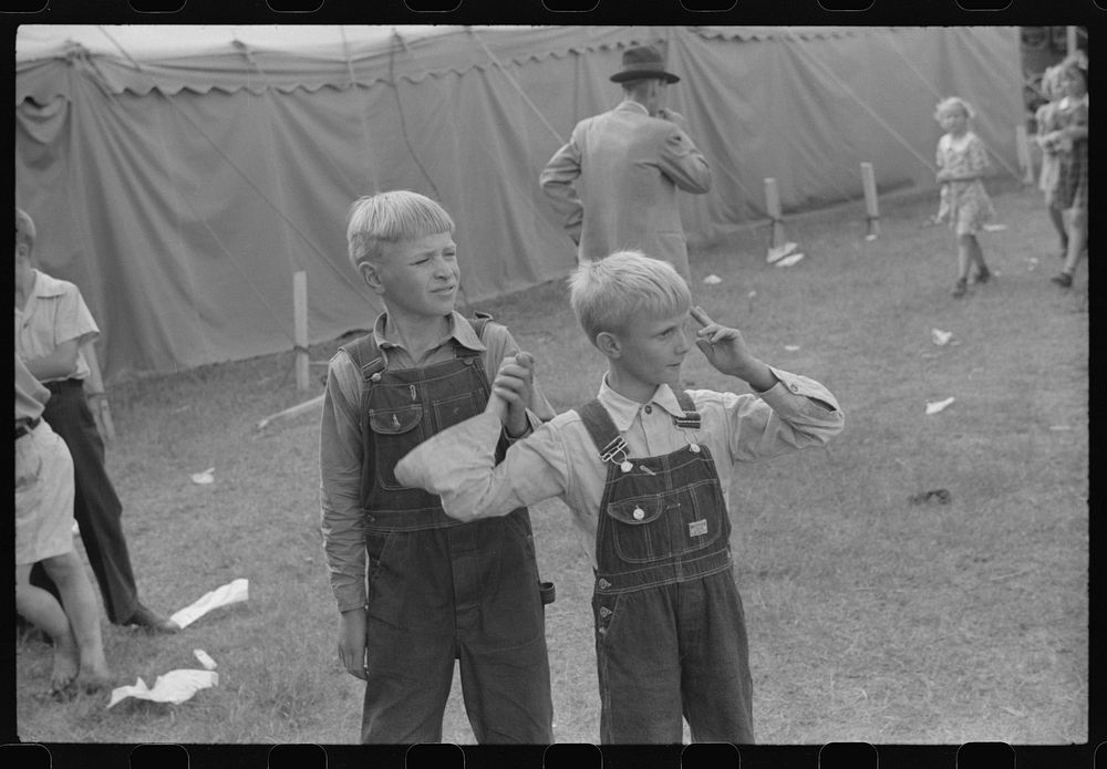 [Untitled photo, possibly related to: At the Greene County fair in Greensboro, Georgia]. Sourced from the Library of…