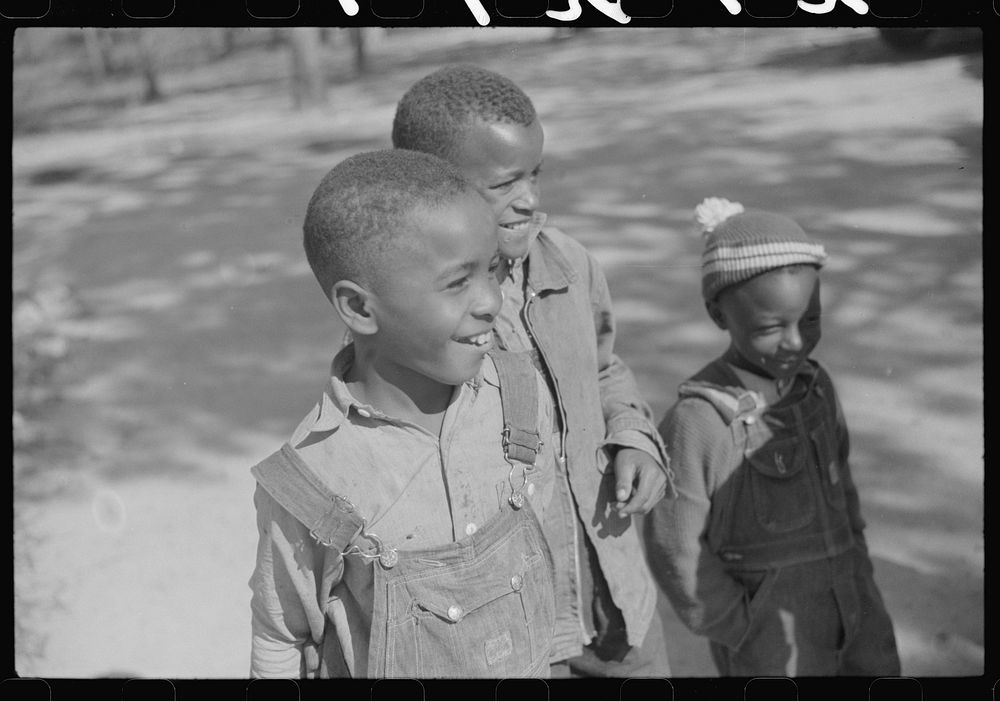 Greensboro, Greene County, Georgia (vicinity). Boyd Jones during recess at a  school. Sourced from the Library of Congress.