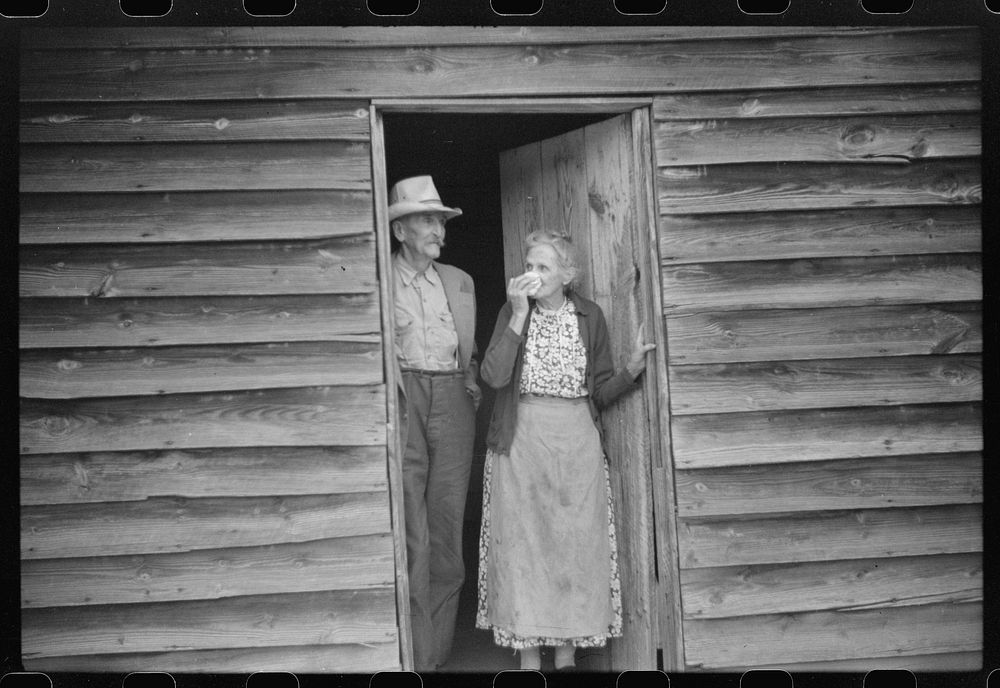 [Untitled photo, possibly related to: Greene County, Georgia. Old couple who receive old-age pension assistance]. Sourced…