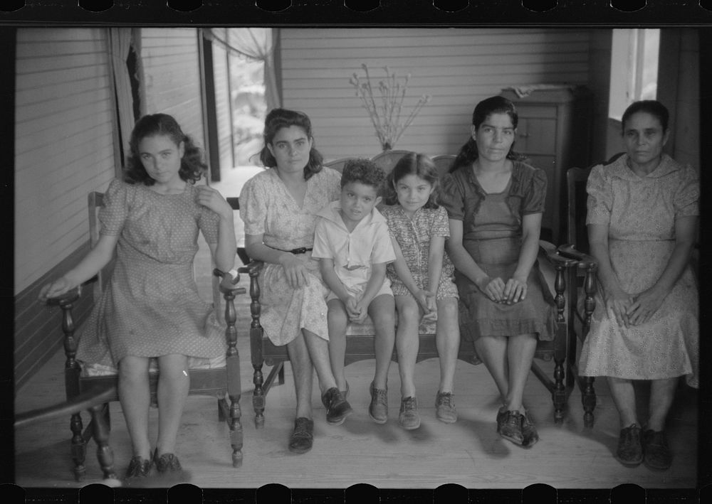 [Untitled photo, possibly related to: Family of a tenant purchase FSA (Farm Security Administration) borrower near…