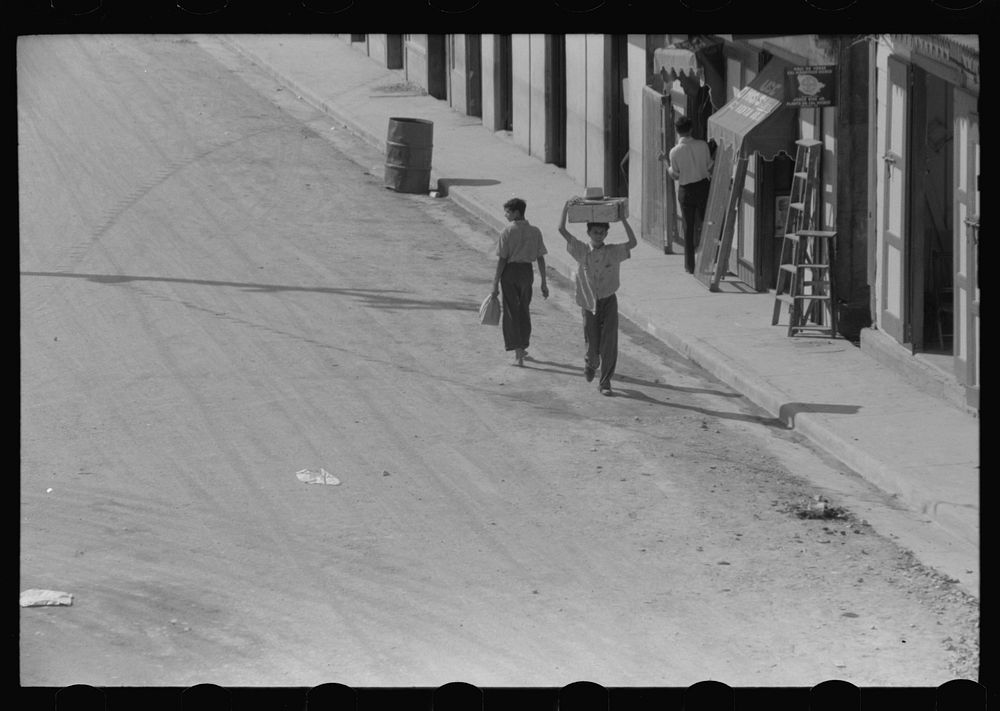 [Untitled photo, possibly related to: Street in Corozal, Puerto Rico]. Sourced from the Library of Congress.