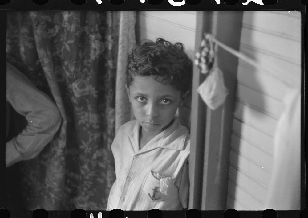 [Untitled photo, possibly related to: Farmer's child in the hill country near Corozal, Puerto Rico]. Sourced from the…