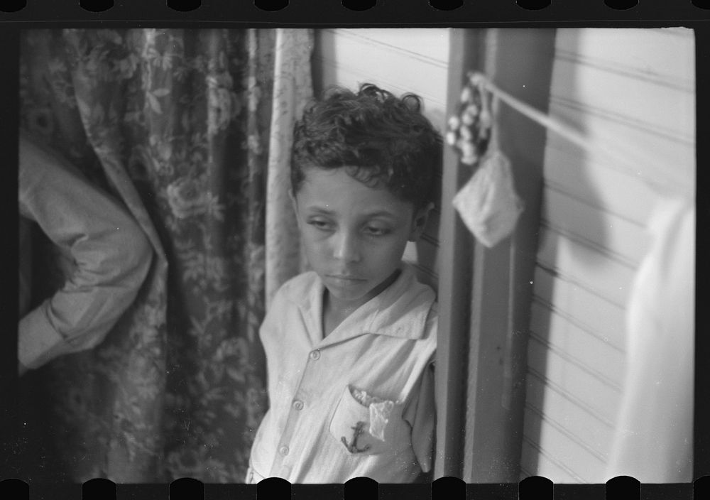 [Untitled photo, possibly related to: Farmer's child in the hill country near Corozal, Puerto Rico]. Sourced from the…