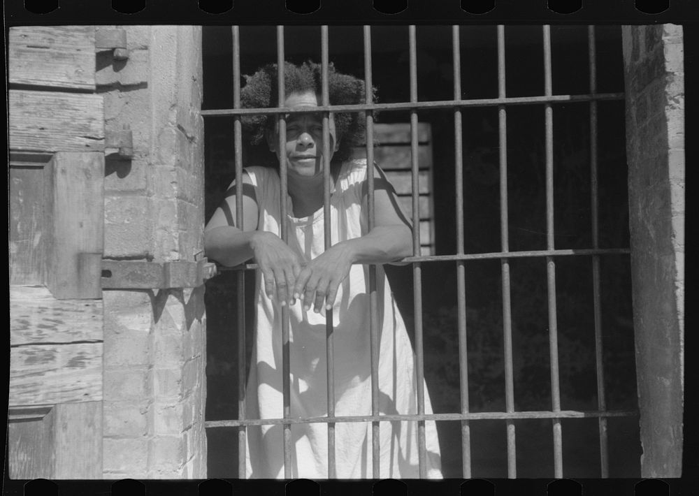 [Untitled photo, possibly related to: Charlotte Amalie, St. Thomas Island, Virgin Islands. An inmate of the insane asylum at…