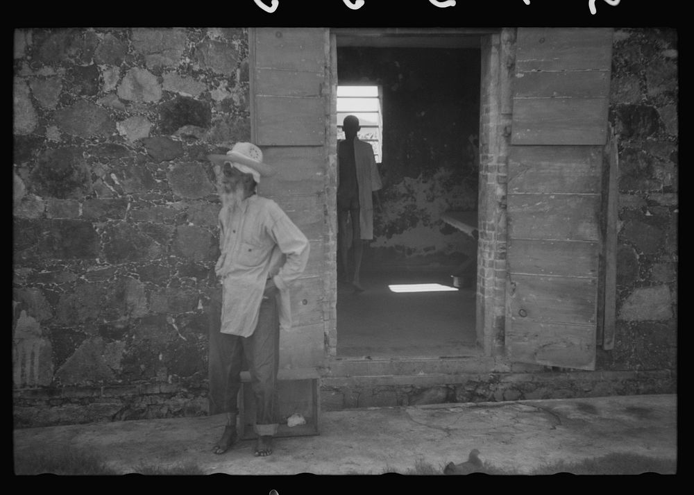 [Untitled photo, possibly related to: Charlotte Amalie, St. Thomas Island, Virgin Islands. One of the inmates of the insane…