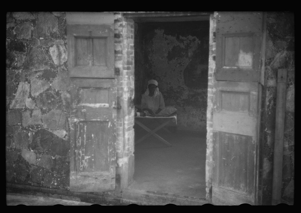 [Untitled photo, possibly related to: Charlotte Amalie, St. Thomas Island, Virgin Islands. One of the inmates of the insane…