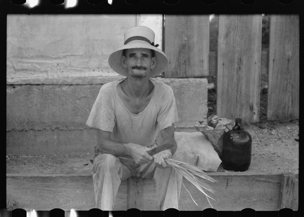 French Village, St. Thomas Island, Virgin Islands. French-speaking fisherman. Sourced from the Library of Congress.