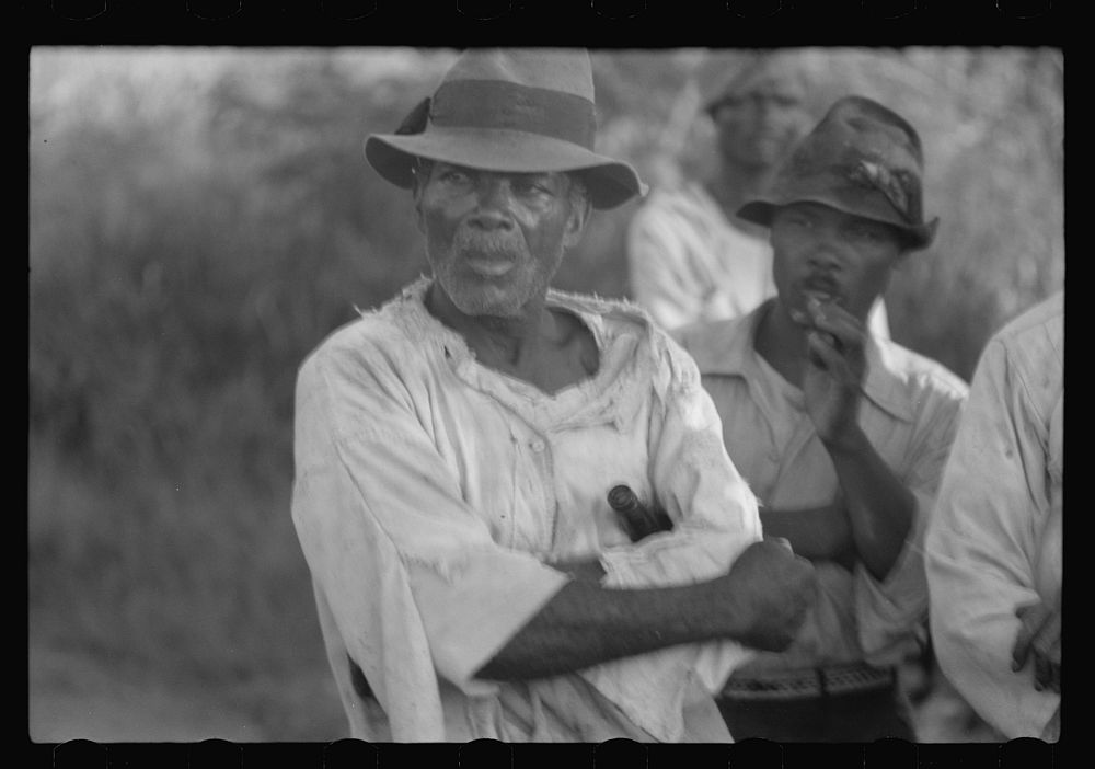[Untitled photo, possibly related to: FSA (Farm Security Administration) borrowers at a group meeting near Christiansted…