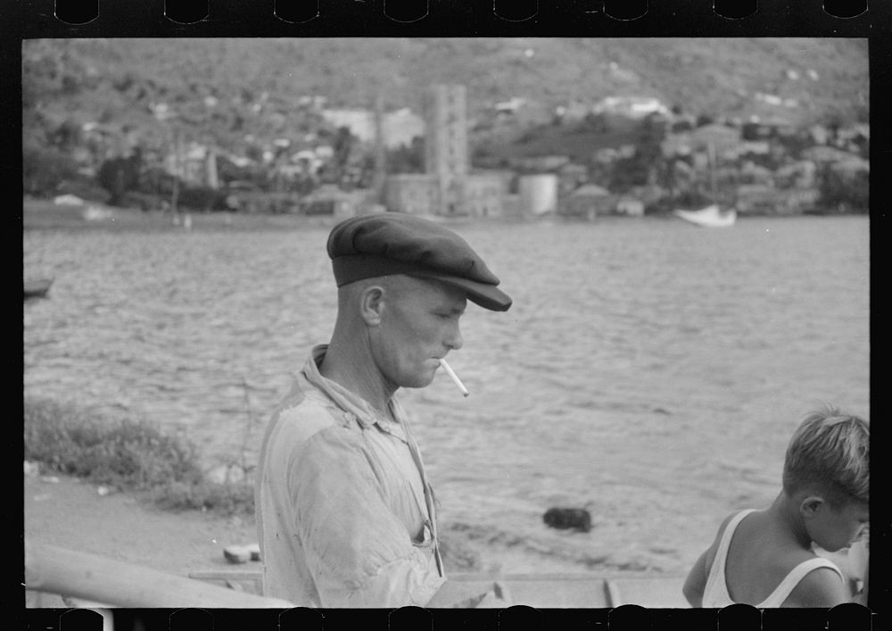 [Untitled photo, possibly related to: French Village, a small settlement on St. Thomas Island, Virgin Islands. Some of the…