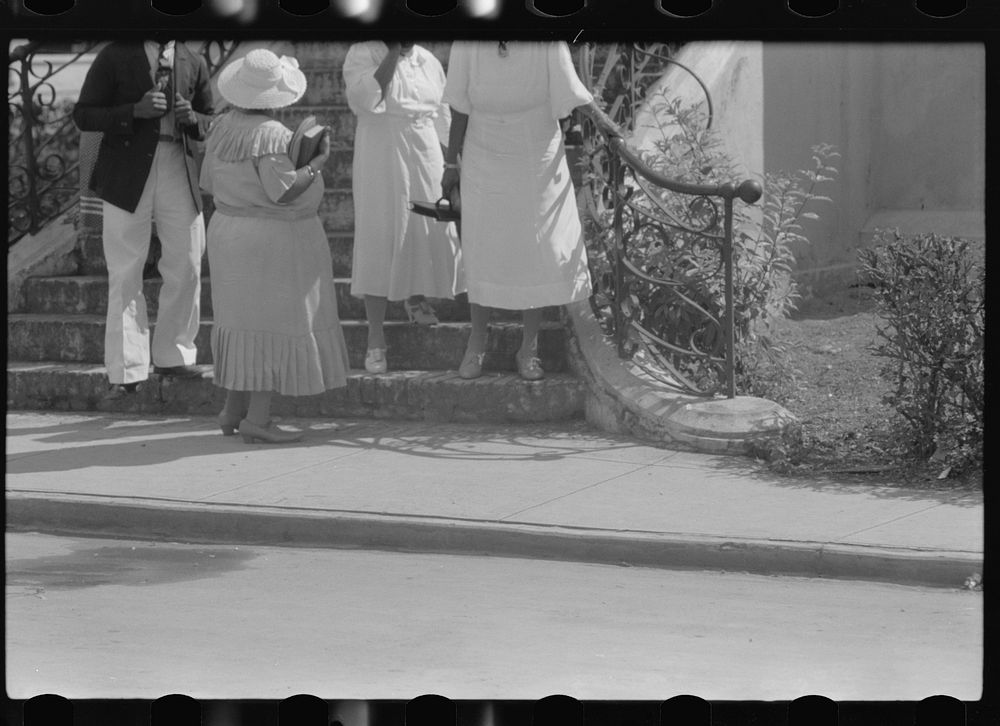 [Untitled photo, possibly related to: At the Lutheran church on a Sunday afternoon in Christiansted, Virgin Islands].…