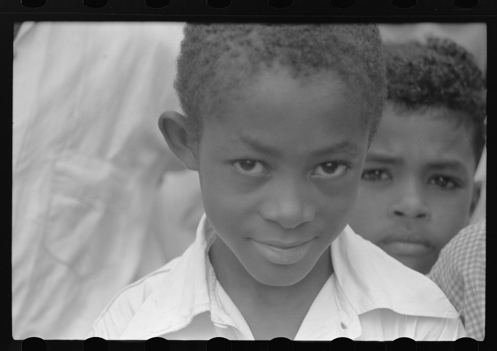 Children at the Peter's Rest Elementary School near Christiansted, St. Croix, Virgin Islands. Sourced from the Library of…