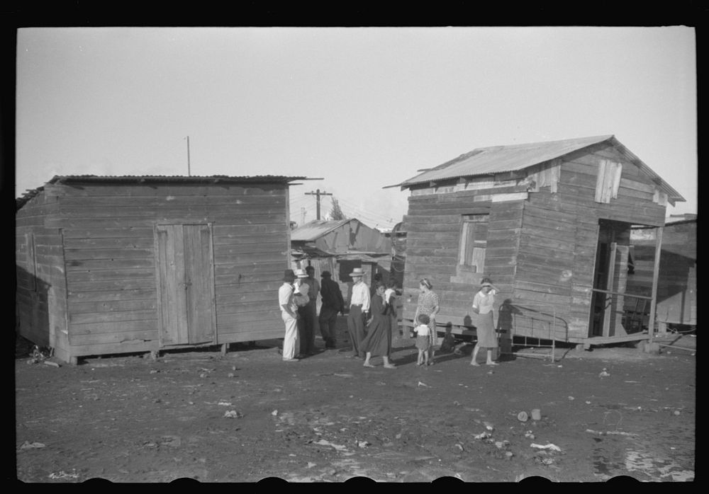 [Untitled photo, possibly related to: San Juan, Puerto Rico. The slum area known as Las Monjas]. Sourced from the Library of…