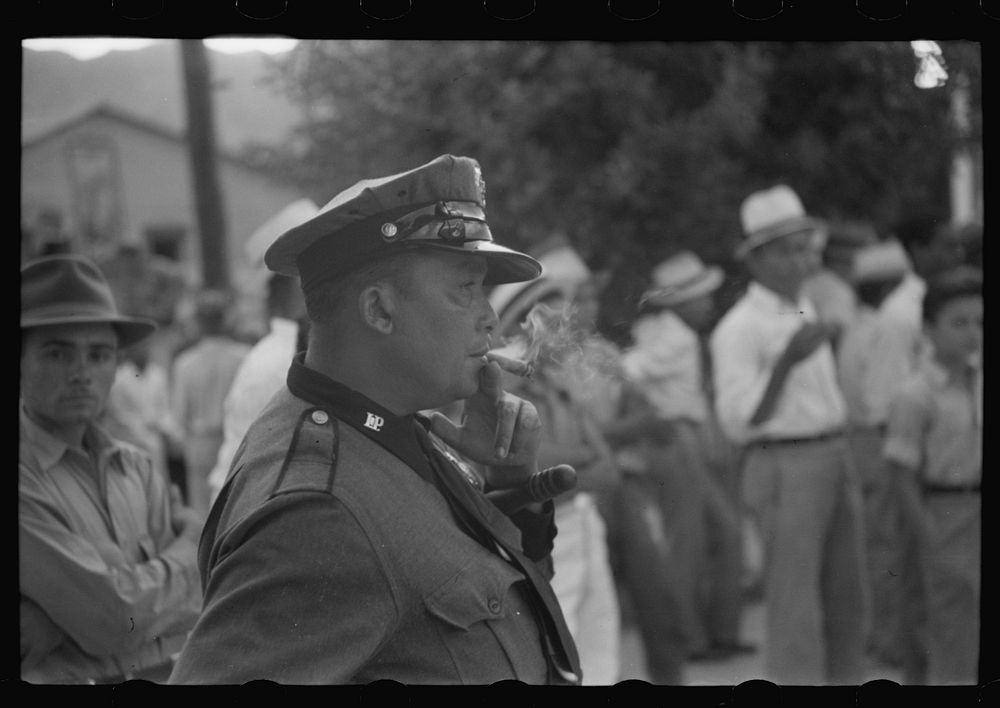 [Untitled photo, possibly related to: Yabucoa, Puerto Rico. At a strike meeting in the town of Yabucoa]. Sourced from the…