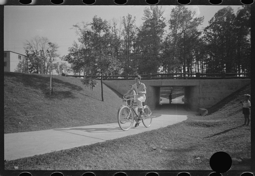 [Untitled photo, possibly related to: Underpass, Greenbelt, Maryland]. Sourced from the Library of Congress.