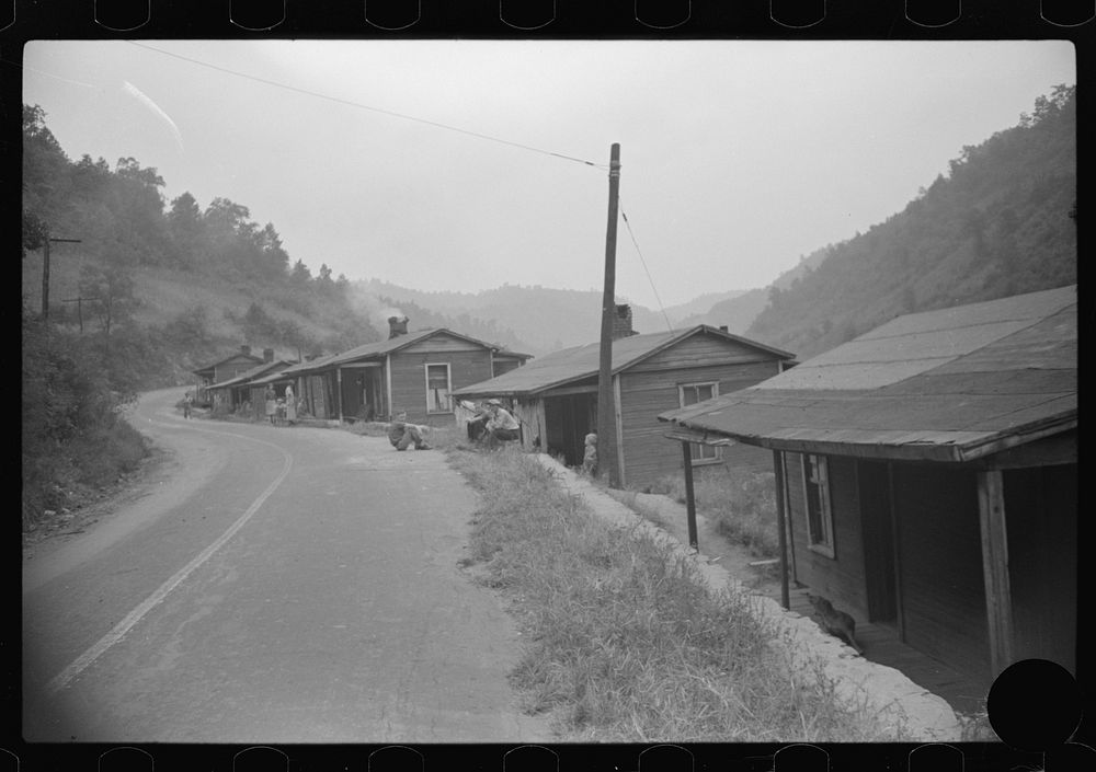 [Untitled photo, possibly related to: Abandoned mining community. At present almost everyone on relief. Marine, West…