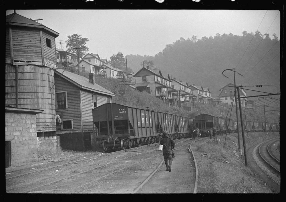 [Untitled photo, possibly related to: Company houses, coal mining town, Caples, West Virginia]. Sourced from the Library of…