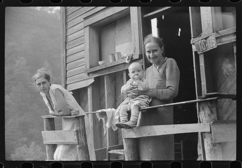 Mother, wife and child of unemployed coal miner, Marine, West Virginia by Marion Post Wolcott
